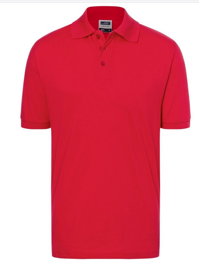 Classic polo shirt in red - woman