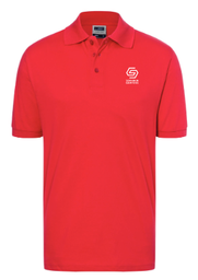 Classic polo shirt in red - man